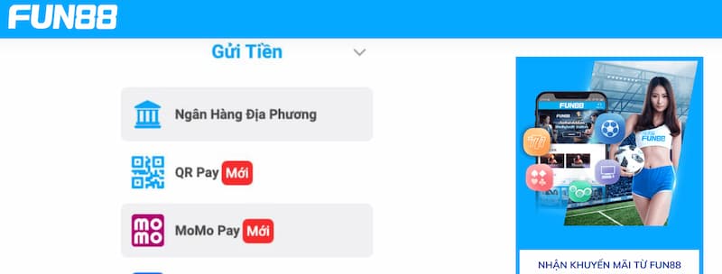 nạp tiền hiện đại 